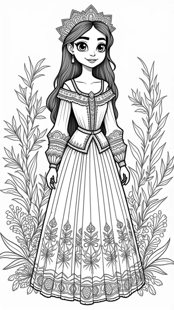 isabel encanto coloring pages